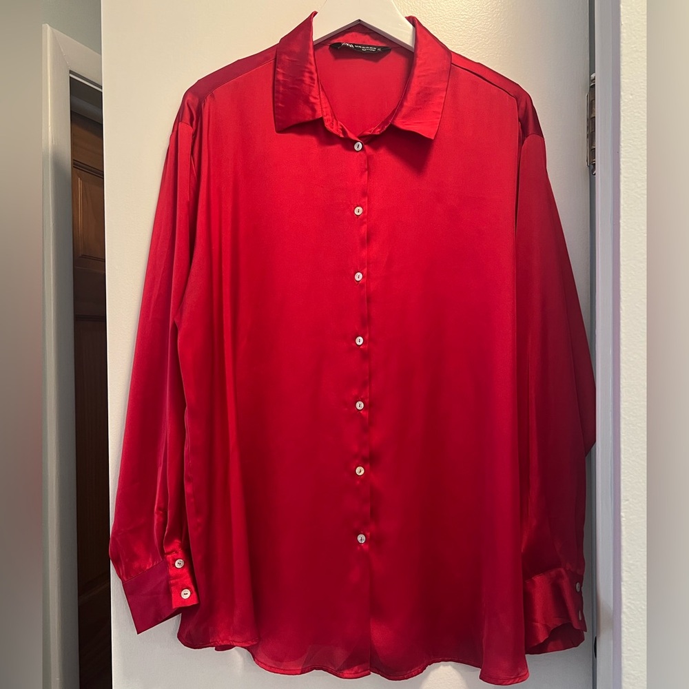 Zara button down shirt